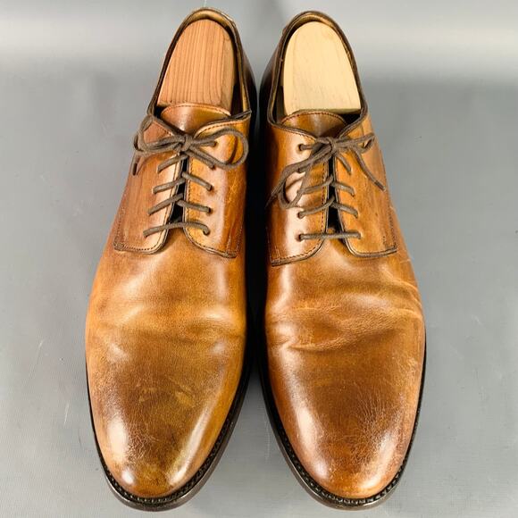 BOGA Size 11.5 Leather Derby Lace-Up Shoes - Picture 4 of 9